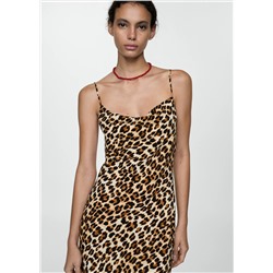 Vestido largo leopardo