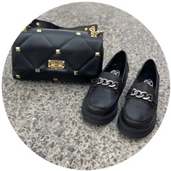 TEKILA 2305 negro+Ab.Zapatos PELLE Valentina (820) АКЦИЯ
