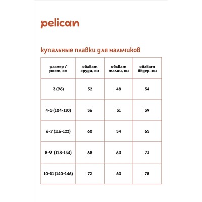 Плавки PELICAN, 963612