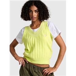 Collegiate Knit Sweater Vest
