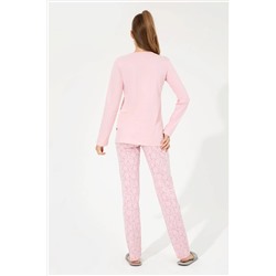 Kadın Pembe Pijama Takımı