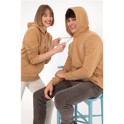 Erkek Camel Sweatshirt