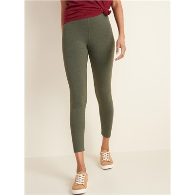 High-Waisted Jersey Leggings for Women