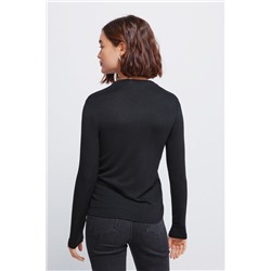 Camiseta cuello perkins tacto suave