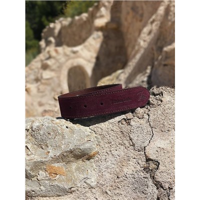 Ab.Zapatos Pelle cinturon (140) Vino