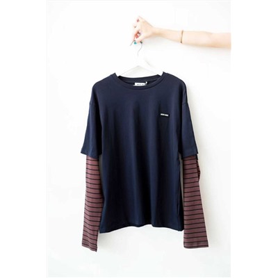 Лонгслив из джерси с длинными рукавами  Mi*u Mi*u