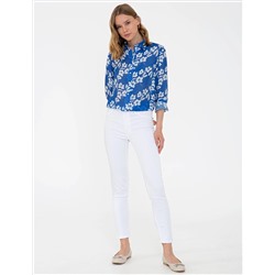 Saks Comfort Fit Desenli Uzun Kollu Gömlek