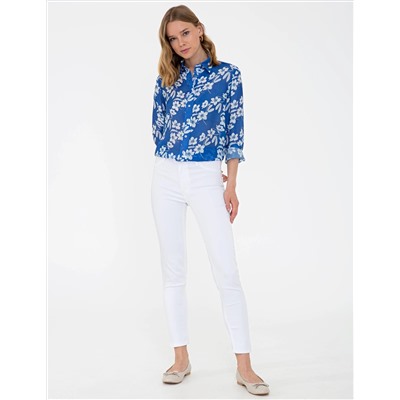 Saks Comfort Fit Desenli Uzun Kollu Gömlek