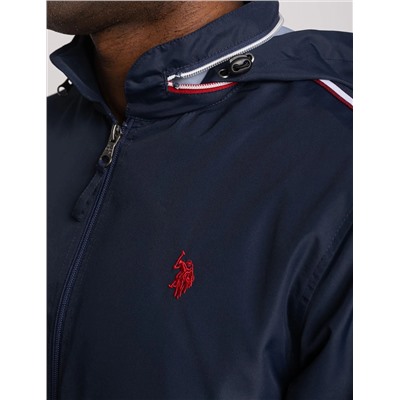 SIGNATURE STRIPE STOW HOOD JACKET