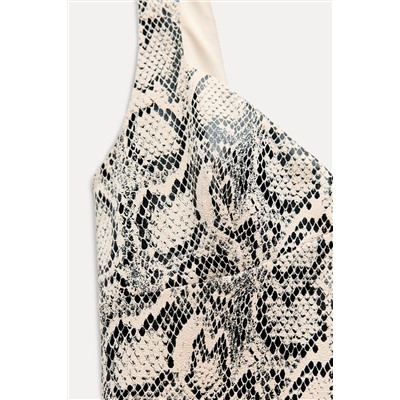 ANIMAL PRINT MINI DRESS