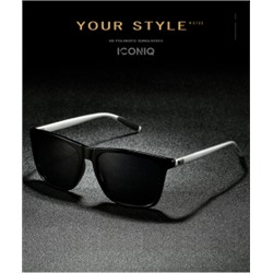 IQ30046 - Солнцезащитные очки ICONIQ P0733 Black gun leg gray sheet