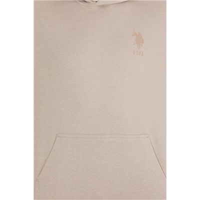 Erkek Taş Kapüşonlu Comfort Sweatshirt