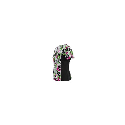 Cherokee Flexibles Scrubs Toad-ally in Bloom Print Top