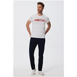 Lee Cooper Erkek O Yaka T-shırt Beyaz 222 LCM 242078