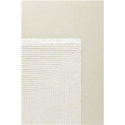 Diane Saçaklı Halı - Krem - 80x300 cm