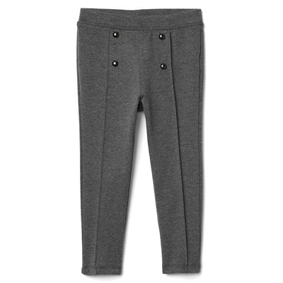 Button ponte pants
