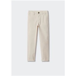 Pantalón chino algodón  -  Niño | MANGO OUTLET España