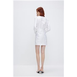 Vestido camisero Blanco