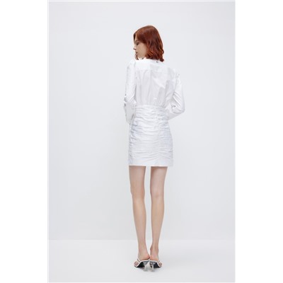 Vestido camisero Blanco