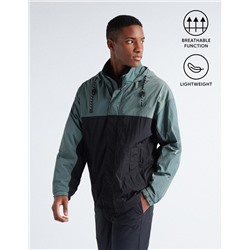 Hooded Technical Jacket, Men, Multicolour