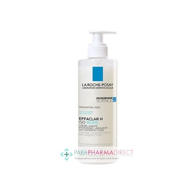 La Roche Posay Effaclar H Iso-BIOME Crème Lavante Hydratante Apaisante Anti-Imperfections 390ml