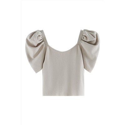 Crop top Beige