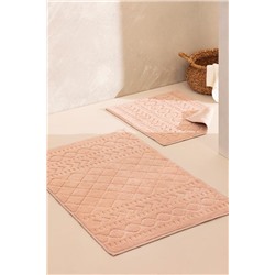 Panier 2'li Banyo Paspası - Pudra - 60x100 cm