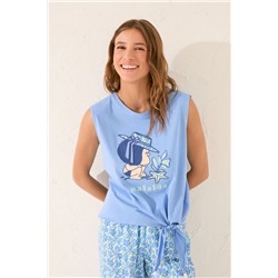 Pijama algodón Capri azul Mafalda