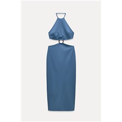 HALTER CUT-OUT DRESS