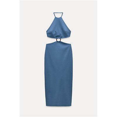 HALTER CUT-OUT DRESS