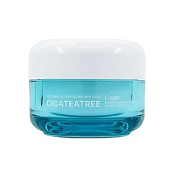 JIGOTT Cicateatree Cream Успокаивающий крем для лица с экстрактами центеллы азиатской и чайного дерева 50мл
