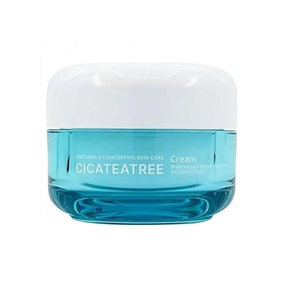 JIGOTT Cicateatree Cream Успокаивающий крем для лица с экстрактами центеллы азиатской и чайного дерева 50мл