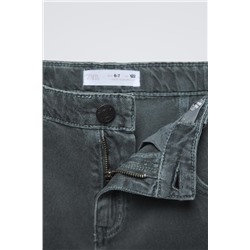 TWILL TROUSERS WITH POCKETS