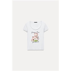 SLOGAN PRINT T-SHIRT