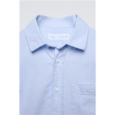 TEXTURED SHIRT WITH POCKET