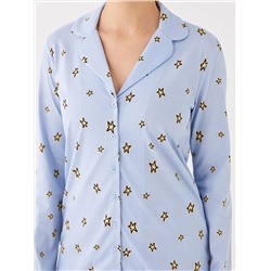 LC Waikiki Gömlek Yaka Desenli Uzun Kollu Kadın Pijama Takımı, LCW DREAM                                            
                                            Gömlek Yaka Desenli Uzun Kollu Kadın Pijama Takımı