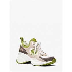 MICHAEL Michael Kors Zuma Mixed-Media Trainer