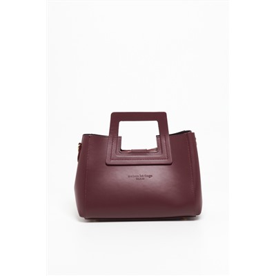 Bolso de piel Jini Maison Héritage - Burdeos