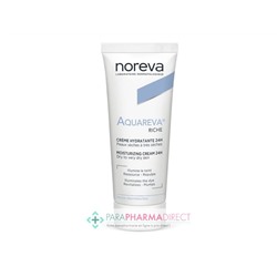 Noreva Aquareva Riche Crème Hydratante 24h Peaux Déshydratées 40ml