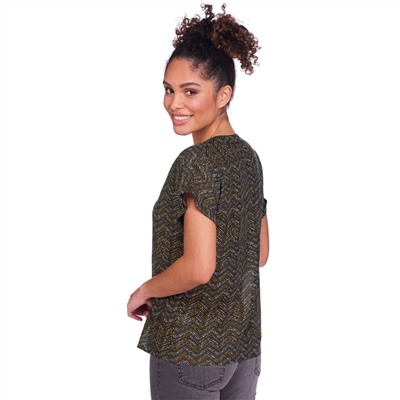Damen Bluse mit Allover-Print