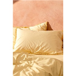Sona King Size Püsküllü Nevresim Takımı - Sarı