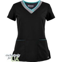 Grey's Anatomy Scrubs Active Modern Fit Color Block Top