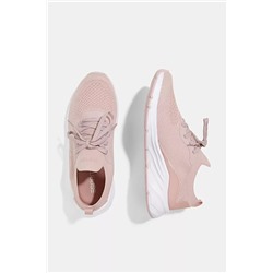 Kombinierte Knit-Sneaker