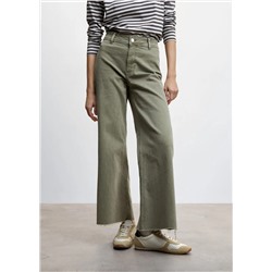 Jeans culotte tiro alto -  Mujer | MANGO OUTLET España