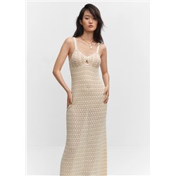Vestido largo crochet