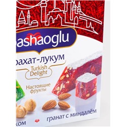 Рахат-Лукум "Pashaoglu" 300 г гранат с миндалем и киви с фундуком 1/20, шт