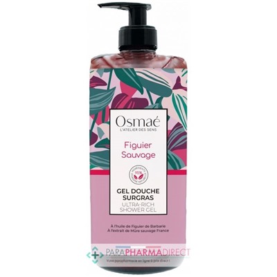 Osmaé Figuier Sauvage - Gel Douche Surgras 1 Litre