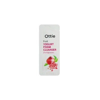 [Sample] Fruit Yogurt Foam Cleanser-Pomegranate (10ea), Йогуртовая пенка для умывания с экстрактом граната