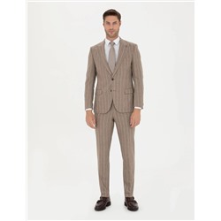 Bej Ex. Slim Fit Takım Elbise
