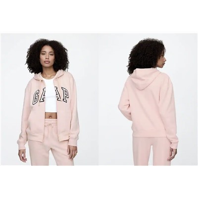 Relaxed Gap Logo Zip Hoodie